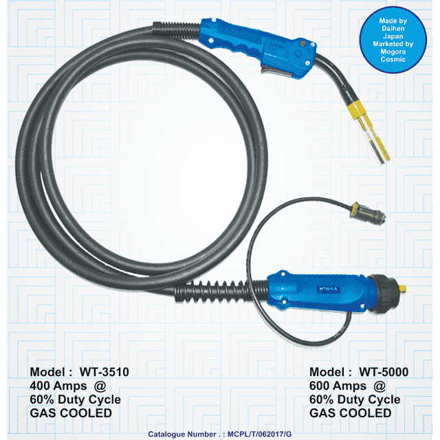 WT 3510 / WT 5000 GAS COOLED TORCHES